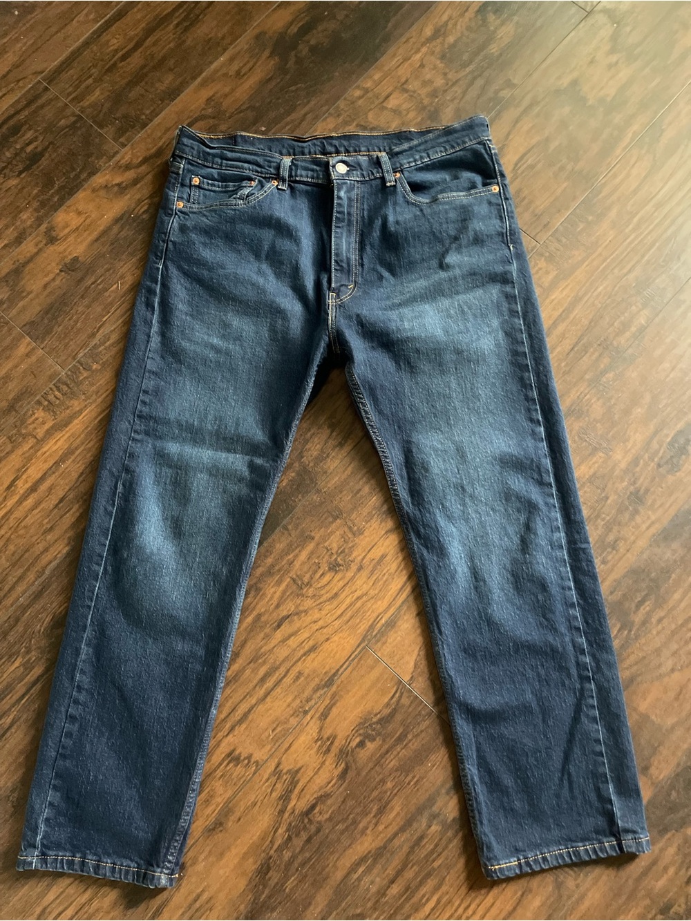 Levi's 505 Men's Straight Jeans - Indigo Blue 38/30